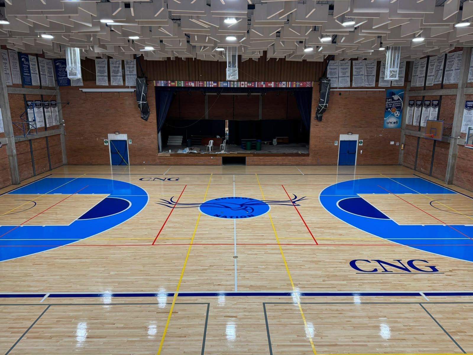 Basketball court, Colegio Nueva Granada